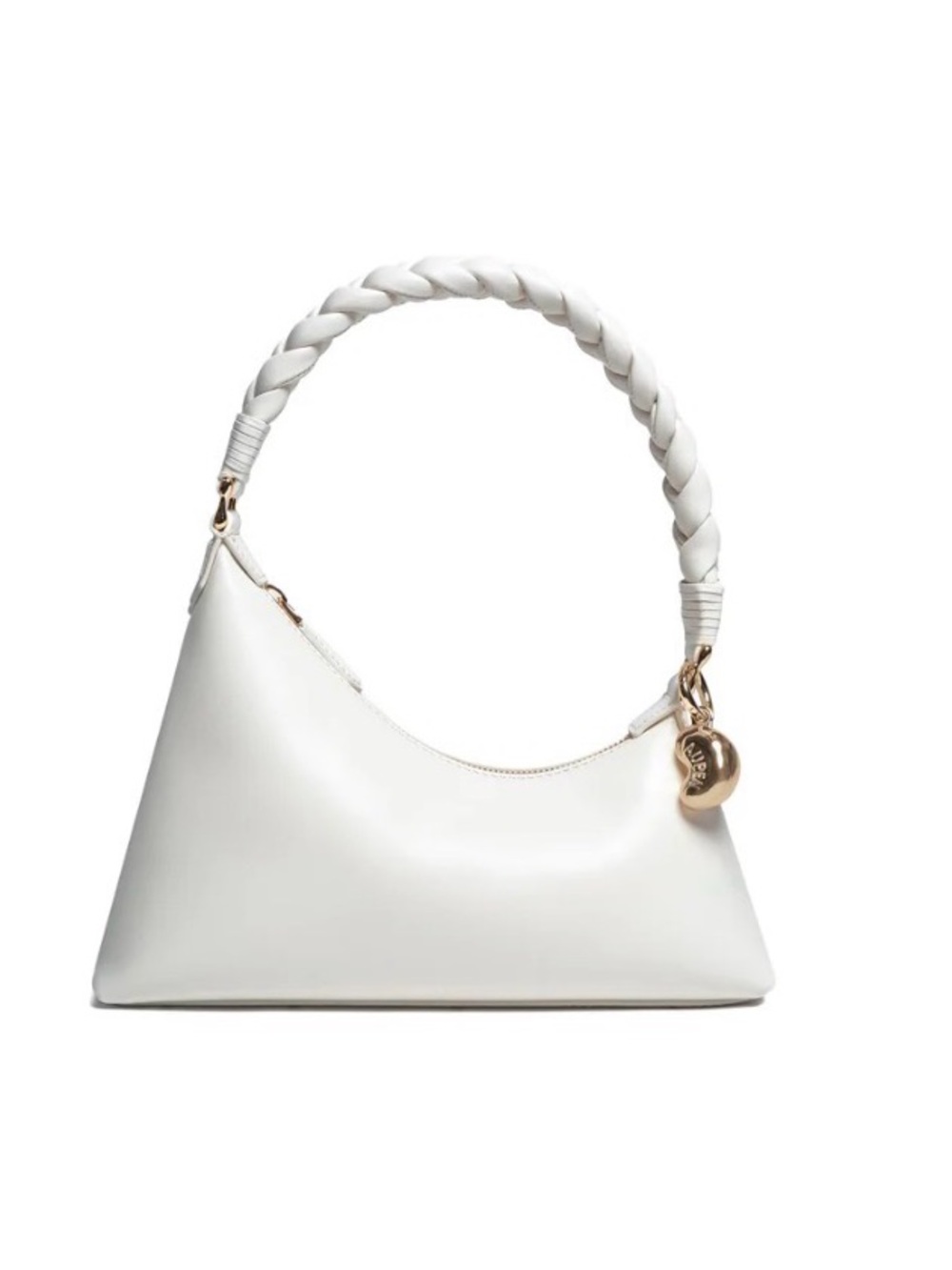 Aupen Nirvana calfskin leather with gold tone metal purse